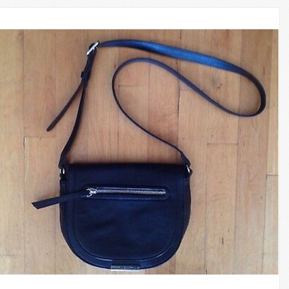 NINE WEST Black Faux Leather CROSSBODY Handbag - Picture 6 of 10